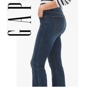 Gap Premium Curvy Straight Dark Wash Jeans- 8 Long